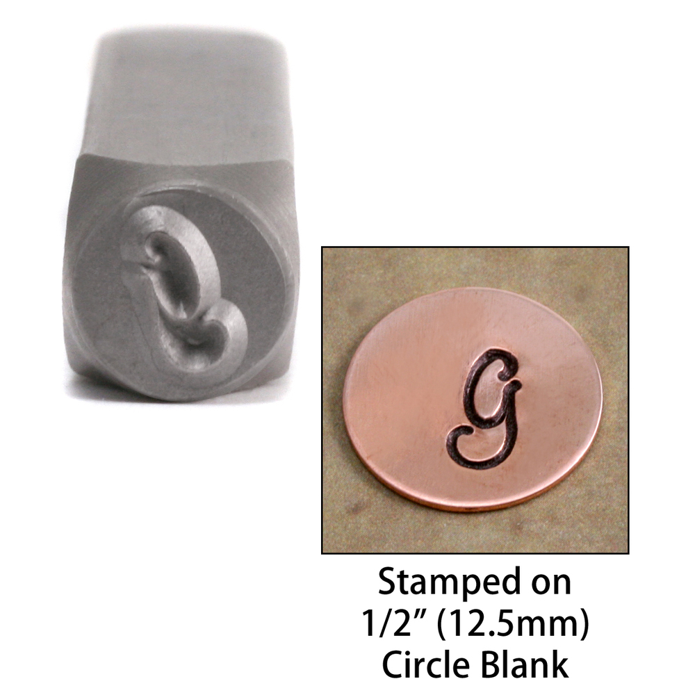 Metal Stamping Tools NOT RESTOCKING - Monogram Letter "G" 6mm